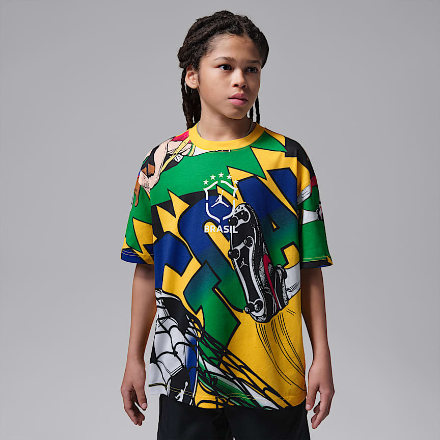 NIKE JACQUEMUS France kids tシャツ France x Jacquemus Kids' Short-Sleeve Soccer Top. Nike.com